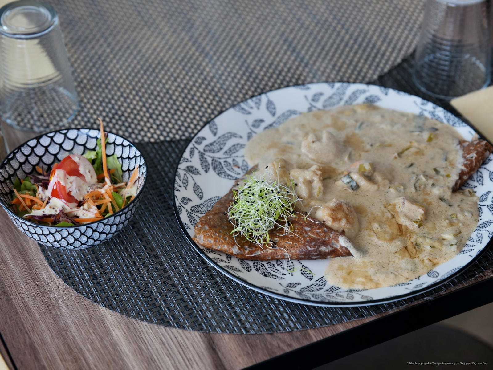Galette St Jacque & poireaux